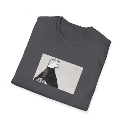 Unisex T-Shirt Cat with coffee
